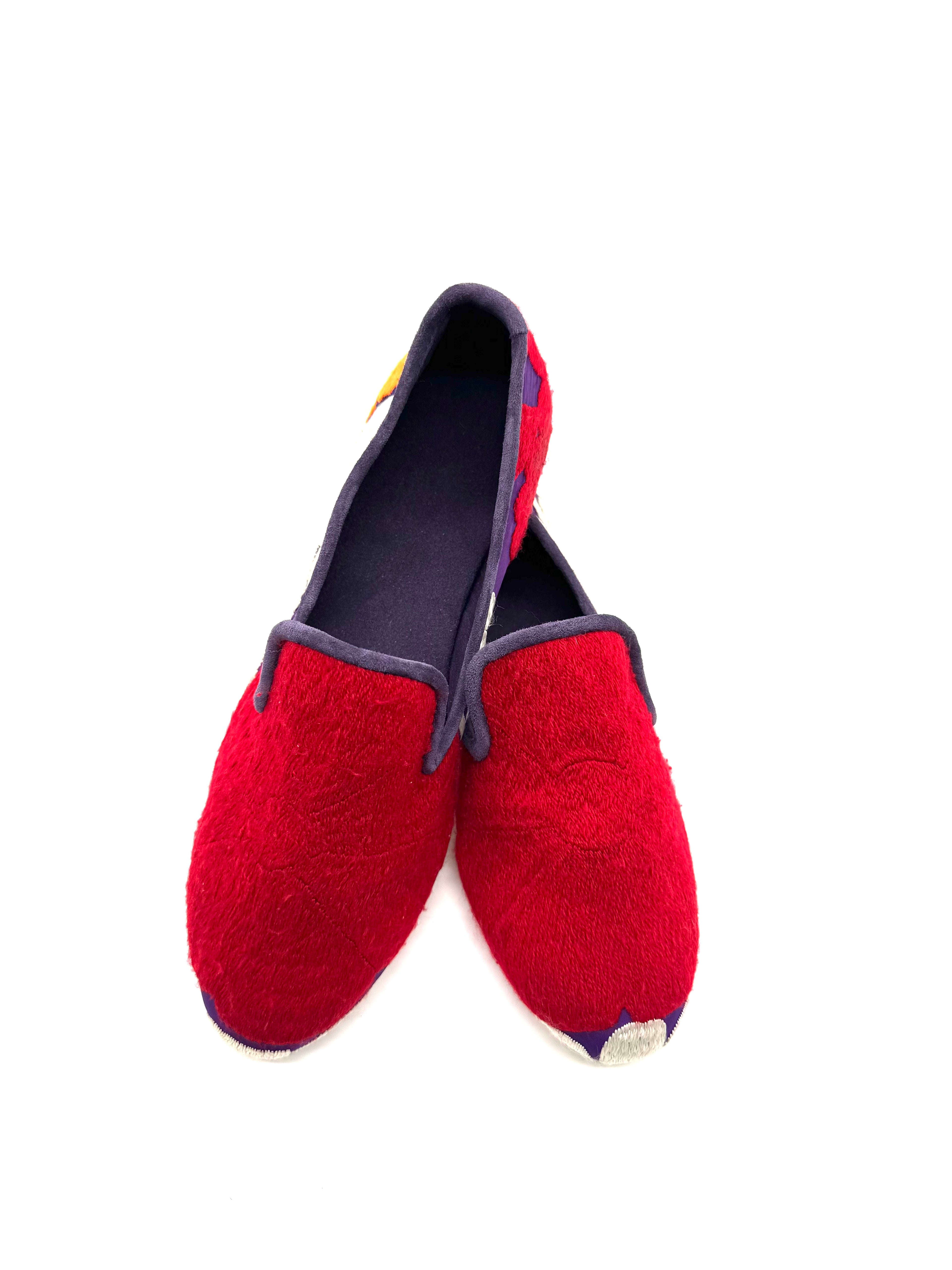 Slippers pezzi unici ricamate a mano